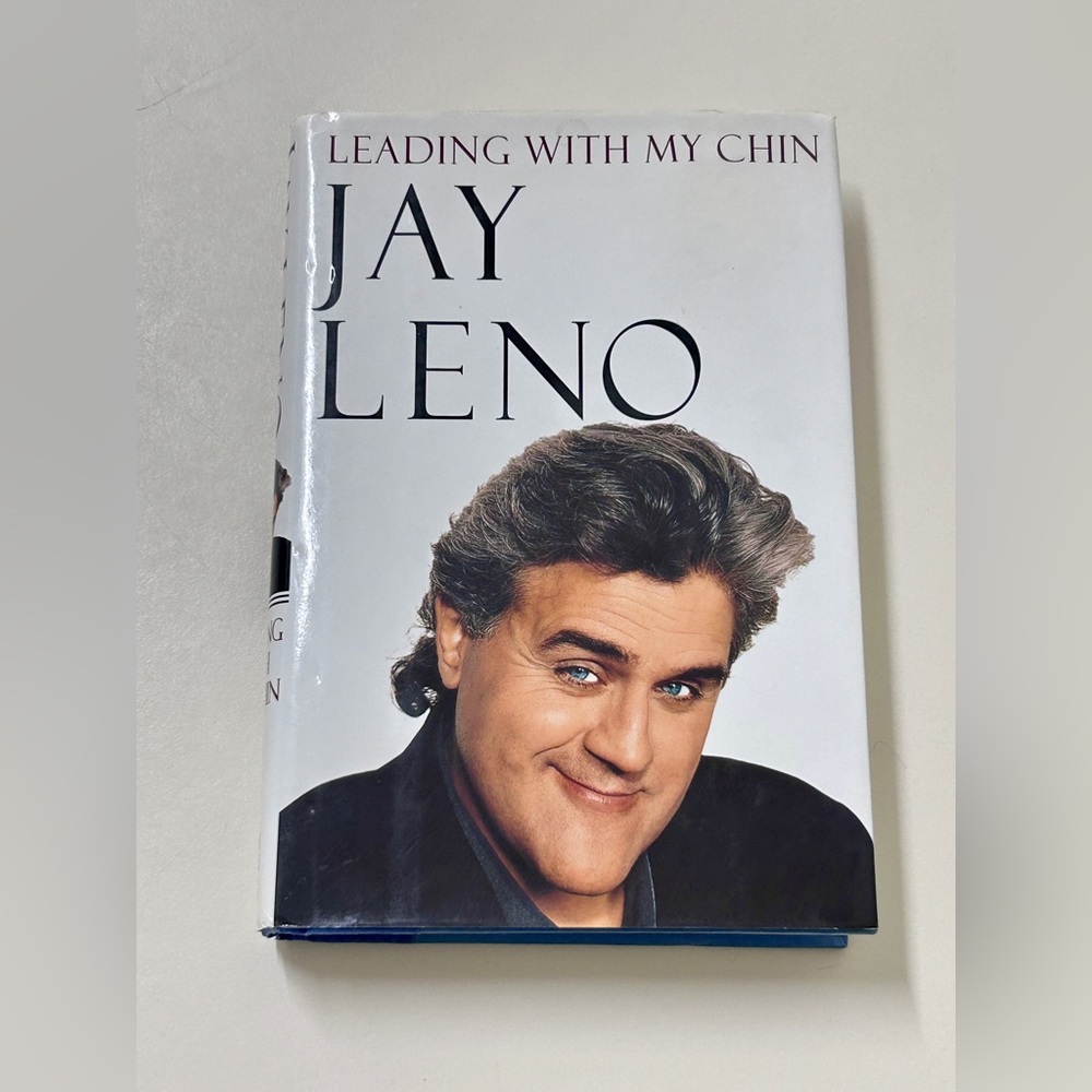 1996 First Edition Hardcover LEADING WITH MY CHIN by Jay Leno